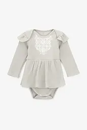 Бодi-човник зі спідничкою для дівчинки Baby Life B-935 62 см Сірий shop (2000999167041)