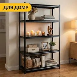 Стелаж з металевими полицями LEOBRO 182 х 90 х 40 см, 175кг/полиця, 5 полиць (LB-R127) - мініатюра 8