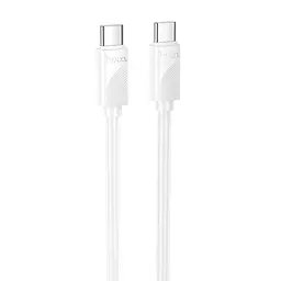 Дата кабель Hoco X114 Energy Type-C to Type-C 60W (1m) White