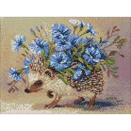 Алмазна мозаїка Ranok Creative Їжак та квіти 40х30 см (VM-127-A-561)