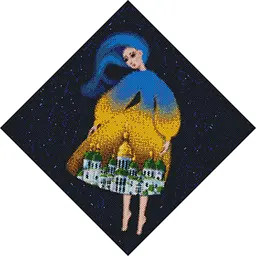 Алмазна мозаїка Ідейка Берегиня Софіївська ©mosyakart 40*40 см AMO7240