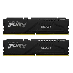 Оперативна пам'ять Kingston FURY 64GB (2x32GB) DDR5 5600MHz Beast Black EXPO (KF556C36BBEK2-64)