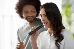 Набір звукових зубних щіток Philips Sonicare Series 3100 HX3675/15, рожева + чорна, 2 шт. - мініатюра 6