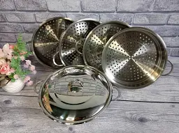 Мантоварка-пароварка O.M.S. Collection 6090 М-30 см 6,4 л - мініатюра 6