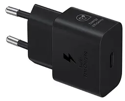 Мережевий зарядний пристрій 25W Black Samsung teh0026799 - мініатюра 1