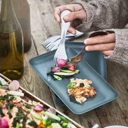 Тарілка Light my fire Platter Medium прямокутна bulk Sage Green - мініатюра 3