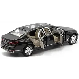 Колекційна металева модель автомобіля АвтоЕксперт BMW 760Li з інерцією, світлом та звуком 1:24 - мініатюра 7