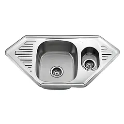 Мийка кухонна Kraft 9550-15D Decor подвійна 950х500х180 мм 110х0,8 мм 30412