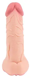 Мастурбатор Nature Skin Orion 2 in 1 Extension тілесний - мініатюра 5