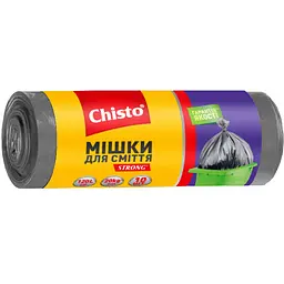 Мішки для сміття Chisto Strong, 120 л, 10 шт.