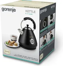 Електрочайник Gorenje K17CLBK - мініатюра 3