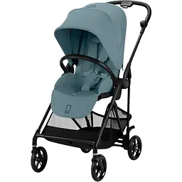 Коляска Cybex Melio Carbon Stormy Blue з бампером (525000019)
