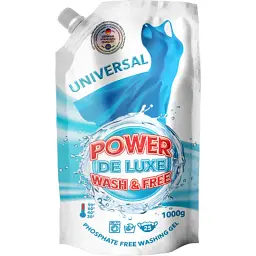 Гель для прання Power De Luxe Універсальний 1 кг (4260637720863)