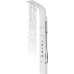 Душова панель Corsan Kaskada white LED A014MWHLED, Білий