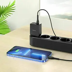 Зарядний пристрій Hoco DC01 Max Porcelain блок живлення 2 USB 2.1 A - мініатюра 4