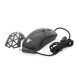 Миша провідна JEDEL GM1390, 7 кнопок, 1000/2400/3200/4800/6400/7200DPI, кабель 1,5 м. RGB підсвічування. Змінна панель. Black. Box - мініатюра 5
