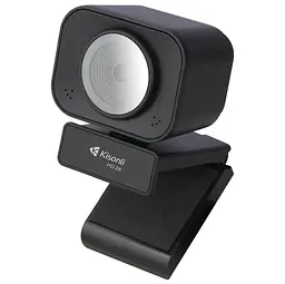 Вебкамера із мікрофоном Kisonli D4, 2K 30fps, пласт. корпус, Black, BOX