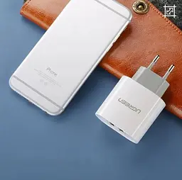 Зарядний пристрій Ugreen CD104 2xUSB 3.4 A Charger білий - мініатюра 5