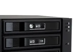 Бекплейн Chieftec CBP-2131SAS 2x5.25" -> 3x3.5" HDDs Hot-Swap Aluminium - мініатюра 5