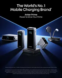 Мережевий зарядний пристрій Anker GaNPrime Charger 160W 3xUSB-C PD3.1 + екран сірий (A2687341) - мініатюра 7