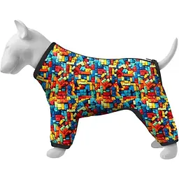 Вітровка для собак WAUDOG Clothes, малюнок "Блоки", S35, В 47-51 см, С 35-39 см