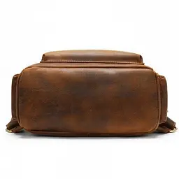 Рюкзак вінтажний для ноутбука 14712 шкіряний Vintage коричневий - мініатюра 3