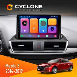 Штатна магнітола Mazda 3 2014-2019 Cyclone C9-001 2x32 CPL Cyclone (НФ-00008886)