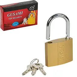 Замок навісний 50 мм з ключами GUSAMI Top Security CGU265