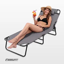 Розкладачка з матрацом EasyFit CozyHome + підголівник - мініатюра 2