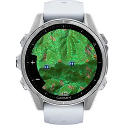 Смарт-годинник Garmin Fenix 8 AMOLED 43mm Silver with Whitestone Silicone Band (010-02903-00) [115071] - мініатюра 8