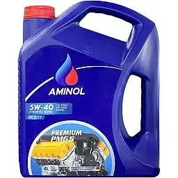 Автомобільна моторна олива Aminol Premium PMG5 5W-40 4л - мініатюра 2