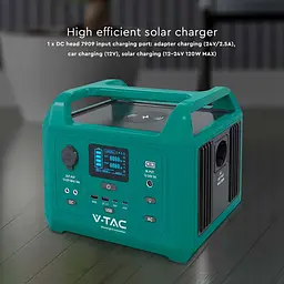 Зарядна станція V-TAC / 300 Вт / 288 Вт/ч / LiFePO4 (VT-303N) UA - мініатюра 8
