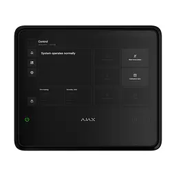 Бездротовий ППКП Ajax EN54 Fire Hub Jeweller Black з Wi-Fi, 2G/4G, Ethernet, підтримкою до 200 пристроїв та 40 пожежних зон (26-00635)