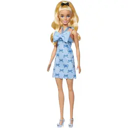 Лялька Barbie Модниця блакитні бантики (HYT93) - мініатюра 3