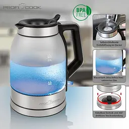 Електрочайник Profi Cook PC-WKS 1215G - мініатюра 4