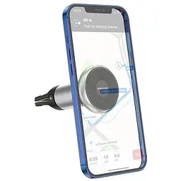Тримач BOROFONE Cool move air outlet magnetic car holder extended version BH47 - мініатюра 5