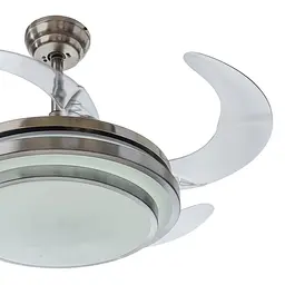 Люстра Brille вентилятор з пультом LED 36W WW+NW+CW CH (BKL-903S/1) - мініатюра 2