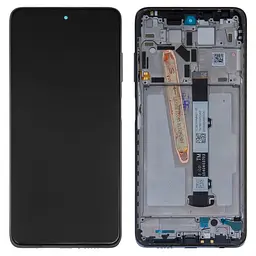 Дисплей для Xiaomi Poco X3 Pro, чорний, з рамкою, Original (PRC), M2102J20SG, M2102J20SI