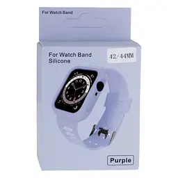 Ремінець силіконовий футляр Anchor Watch Band Apple Watch 42-44 мм Purple - мініатюра 2