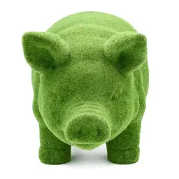 Декоративна фігурка Engard Green pig 35х15х18 см (PG-01) - мініатюра 6