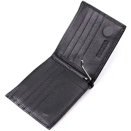 Чоловічий шкіряний портмоне ST Leather 11,5х9,5х1,5 см acs0028310 - мініатюра 3