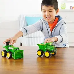 Іграшки для пісочниці 4M John Deere Kids 35874 Трактор та самоскид Набір для гри в піску - мініатюра 9