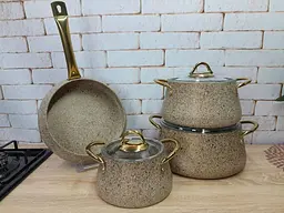 Набір посуду O.M.S. Collection 3041 Sandy 7 предметів - мініатюра 3
