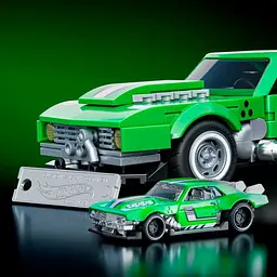 Колекційна машинка-конструктор Hot Wheels Mattel Brick Shop Speed Camaro (JFT16) - мініатюра 6