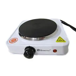 Настільна електроплита Domotec MS-5821 однодискова Біла - мініатюра 2
