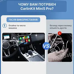 CarlinKit Mini5 Pro — Бездротовий адаптер CarPlay / Android Auto - мініатюра 9