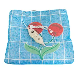 Електричне простирадло двоспальне синє термопростирадло 150х113см 86W Electric Blanket - мініатюра 7