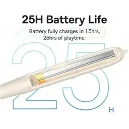 Бездротові навушники Baseus Bowie P1x In-ear Neckband Wireless Earphones бежеві NGPB010002 - мініатюра 4