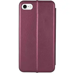 Шкіряний чохол-книжка Epik Classy для Apple iPhone 7 / 8 / SE (2020) (4.7) Бордовий - мініатюра 3