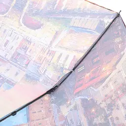Жіноча складана парасолька механічна Art Rain 99 см різнобарвна - мініатюра 2